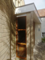 Soffit and sealant all round to finish Soffit and sealant all round to finish